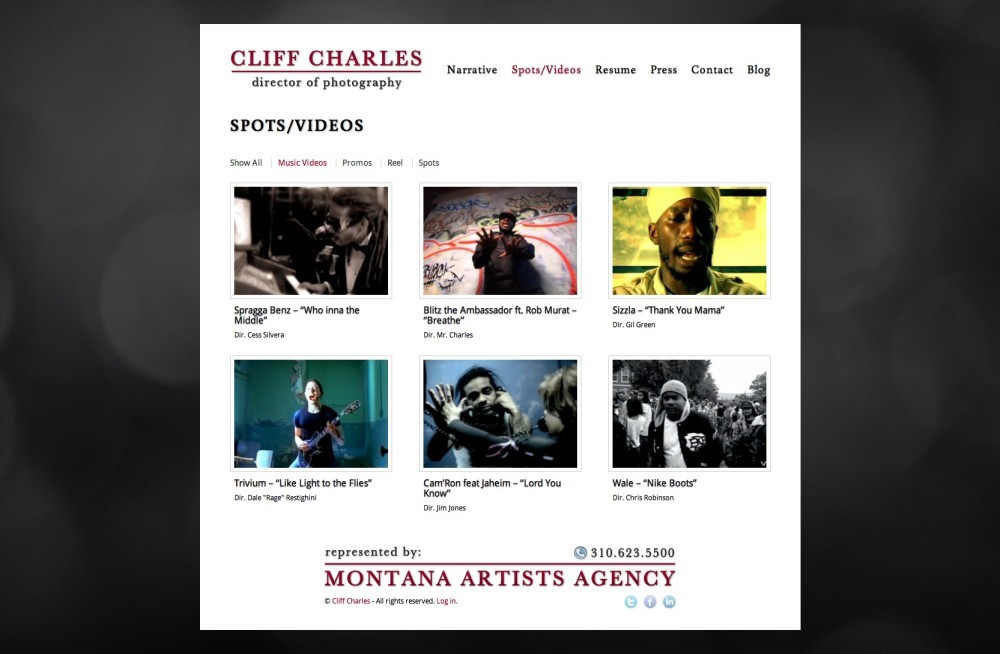 Cliff Charles | Music Videos